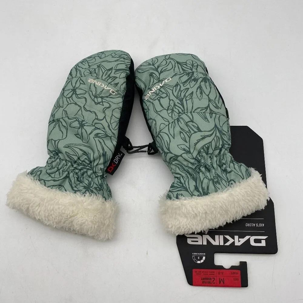 Dakine Kids Alero Mitt Poppy Iceberg / White (M)